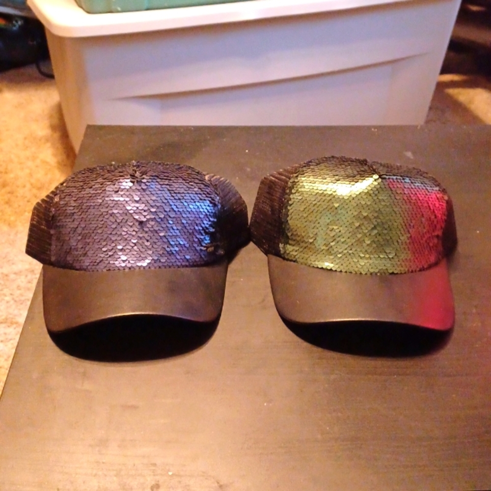 2 sequined color changing Hats!